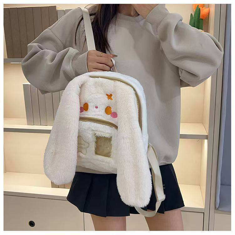 Mochila de Felpa de Dibujos Animados 14.0