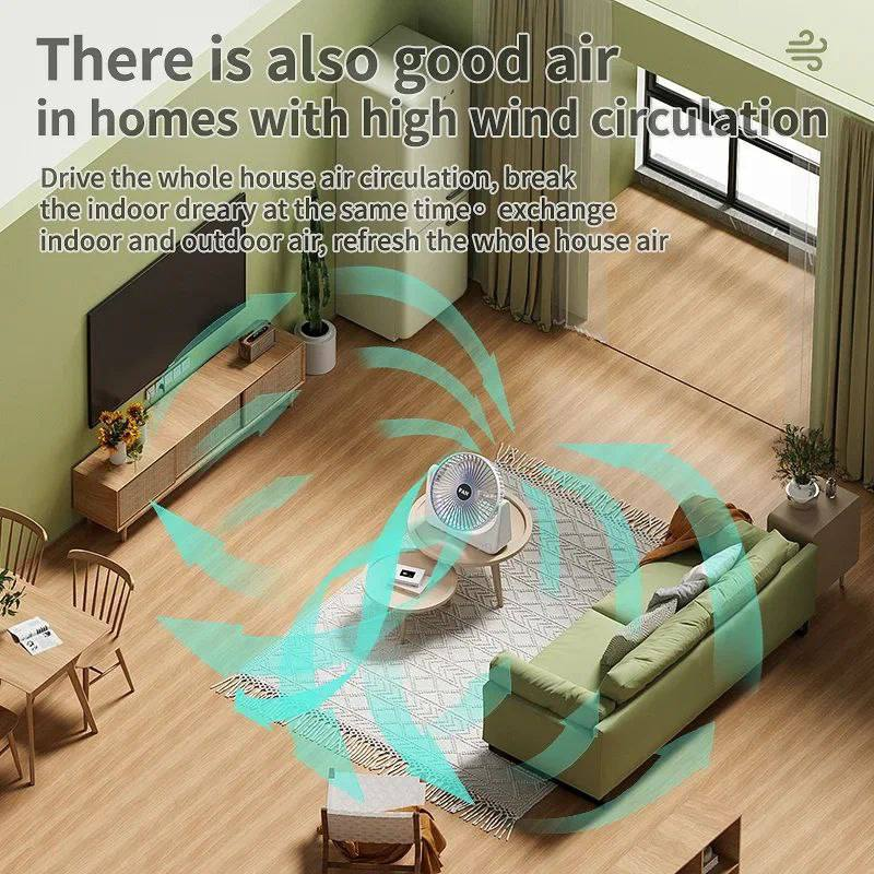 Ventilador de Mesa Portátil 3 Velocidades 13.0 HOGAR