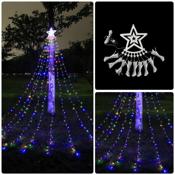 Estrella Cascadas de Luces para Árbol de Navidad 25.0