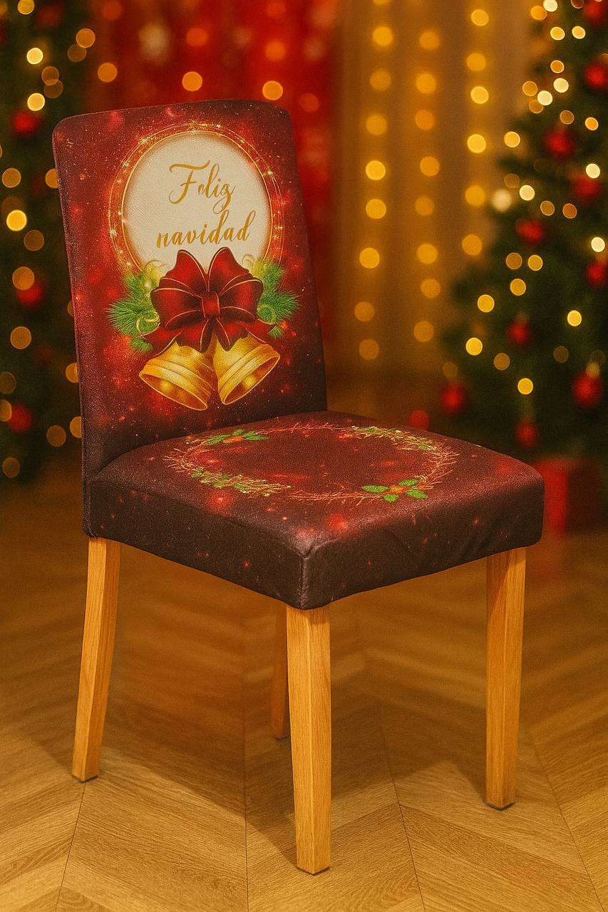Forro Navideño para Silla 25.0 NAVIDAD