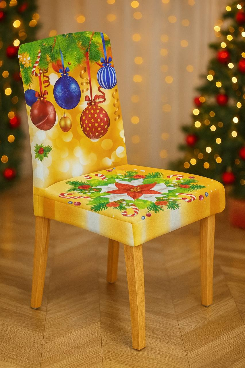 Forro Navideño para Silla 25.0 NAVIDAD