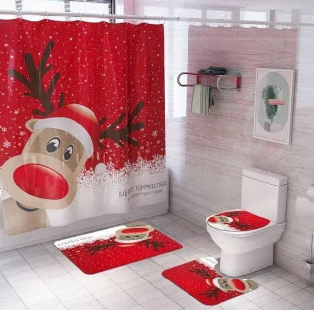 Set Navideño para Baño 25.0 NAVIDAD