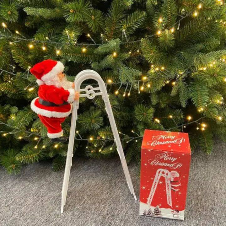 Papá Noel subiendo/bajando una escalera. 13.0 NAVIDAD