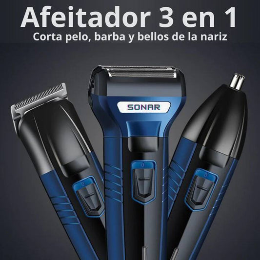 Afeitadora SONAR 3 en 1