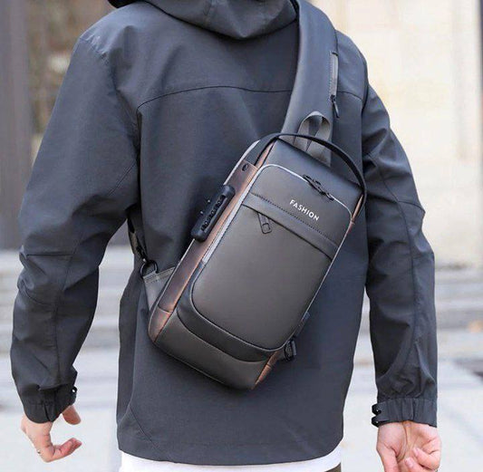 Bolso Cruzado Unisex con USB 1.0