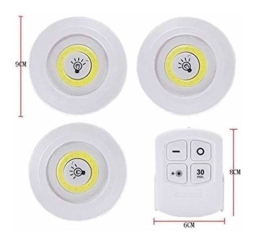 Set de 3 Focos LED con Control Remoto 1.0  HOGAR