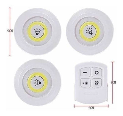 Set de 3 Focos LED con Control Remoto 1.0  HOGAR