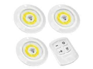 Set de 3 Focos LED con Control Remoto 1.0  HOGAR