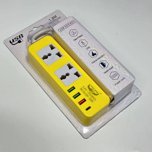 Regleta Compacta de 2 Tomas + 2 USB   1.0