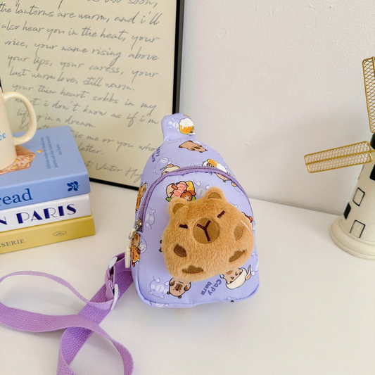 Bolso Infantil  con Pin Capibara 2-006