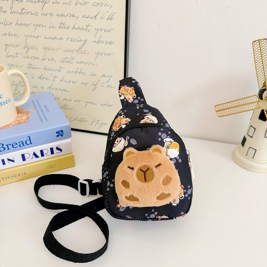 Bolso Infantil  con Pin Capibara 2-006