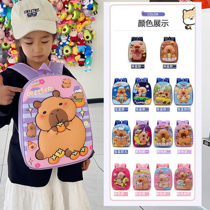 Mochila Infantil de Capibara 3D -2-009