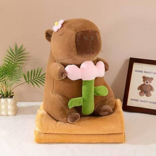 Peluche Capibara con Manta 2.0036