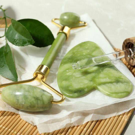Rodillo Facial + Piedra Jade 1.0