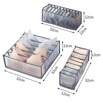 Set de 3 Organizadores para Ropa Interior 2.0