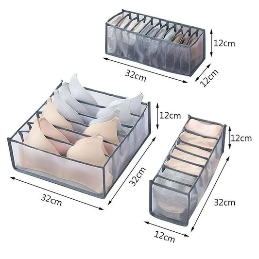 Set de 3 Organizadores para Ropa Interior 2.0