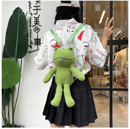 Bolso Bandolera de Rana Verde