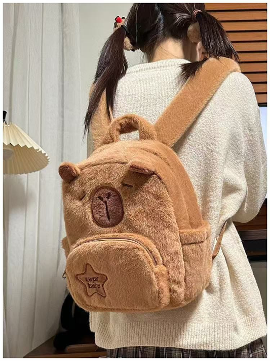 Mochila de Peluche Kapibara (Modelo FM-2) 4.0