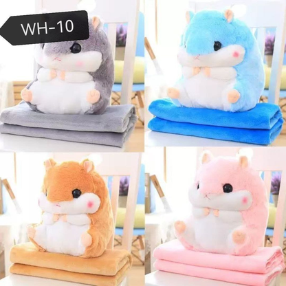 Peluche + Manta  Diferentes diseños 2 en 1    4.0