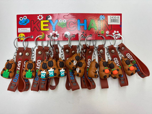 Set de 12 Llaveros Capibara 8.0