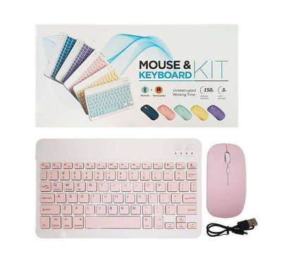 Kit Teclado y Mouse Inalámbrico (Bluetooth) 8.0 TECNOLOGIA