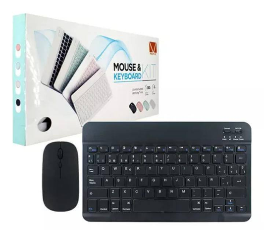 Kit Teclado y Mouse Inalámbrico (Bluetooth) 8.0 TECNOLOGIA