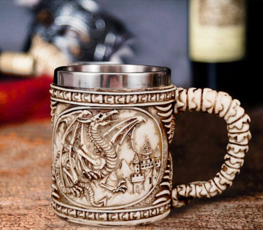 Vaso de Dragón de Acero Inoxidable  M006  8.0 COLECCIONABLE