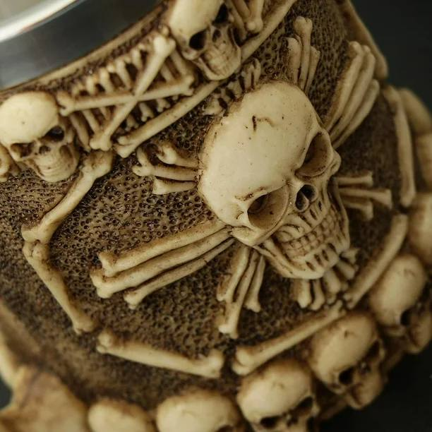 Vaso de Calavera de Acero Inoxidable M002  8.0 COLECCIONABLE