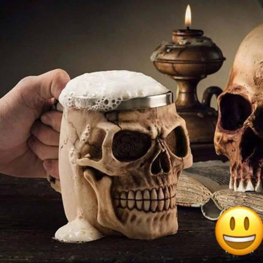 Vaso de Calavera de Acero Inoxidable M004 8.0 COLECCIONABLE