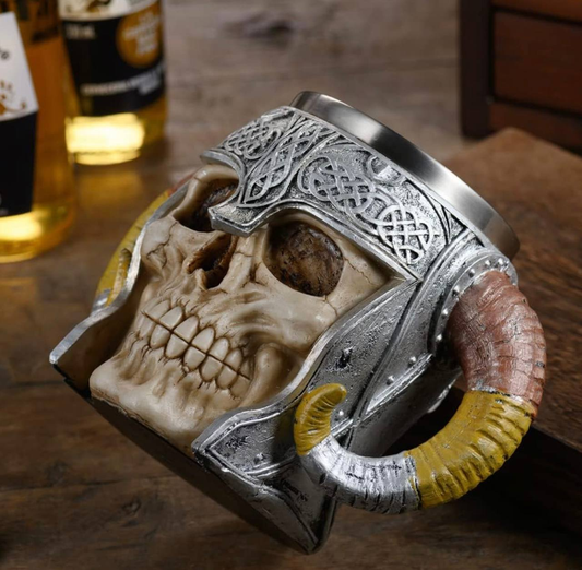 Vaso de Calavera con Cuernos (Código M22) 8.0 COLECCIONABLE