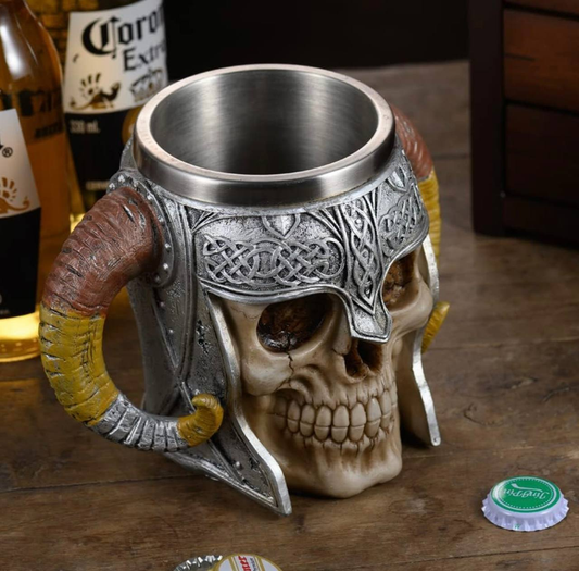 Vaso de Calavera con Cuernos (Código M22) 8.0 COLECCIONABLE