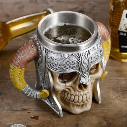 Vaso de Calavera con Cuernos (Código M22) 8.0 COLECCIONABLE