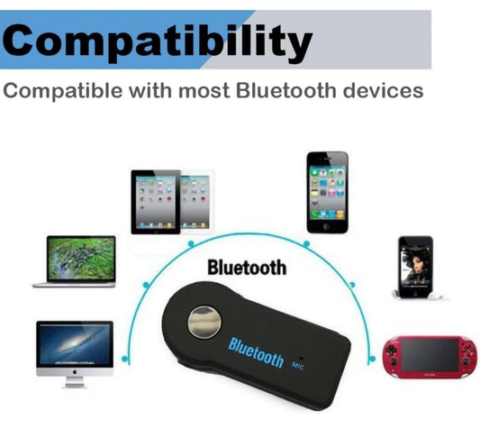 Adaptador Auxiliar Bluetooth Inalambrico 9.0 VEHICULOS