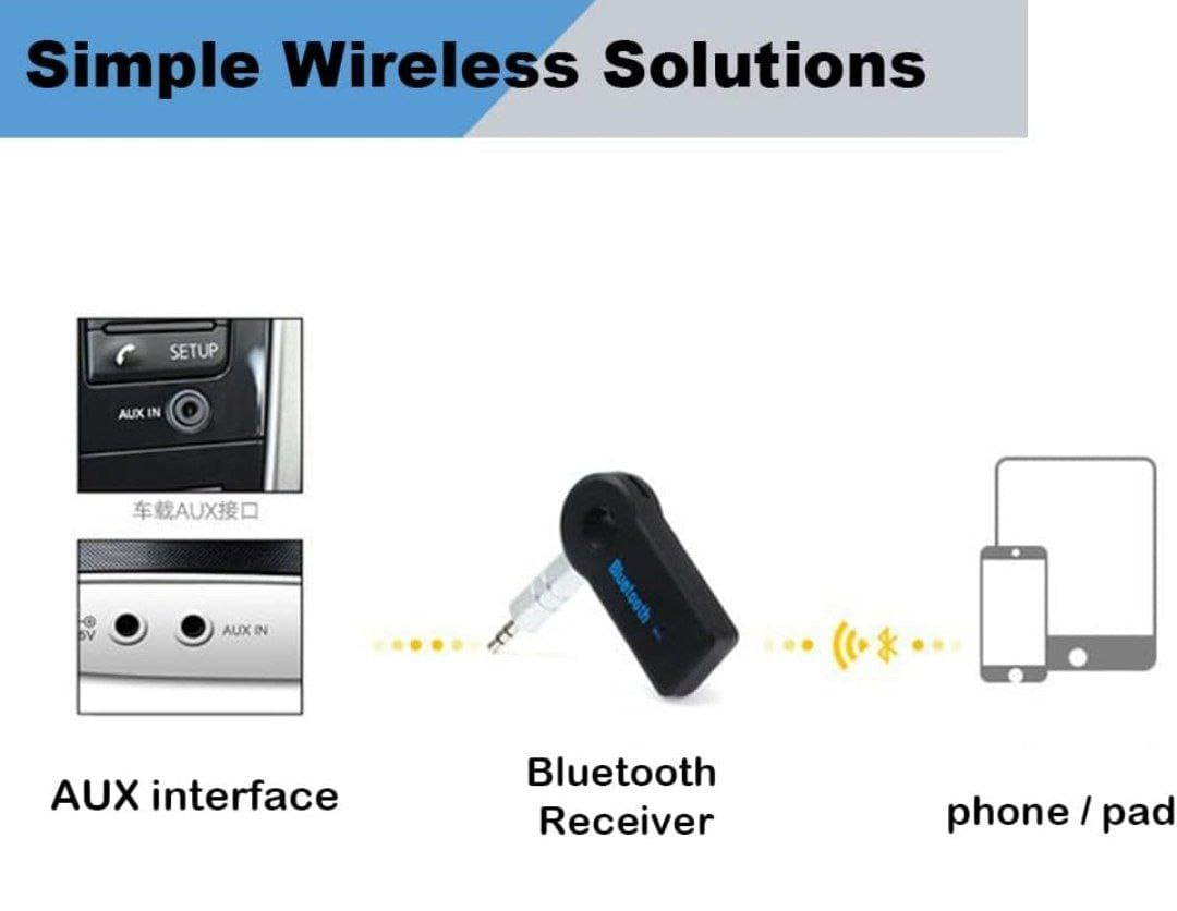 Adaptador Auxiliar Bluetooth Inalambrico 9.0 VEHICULOS