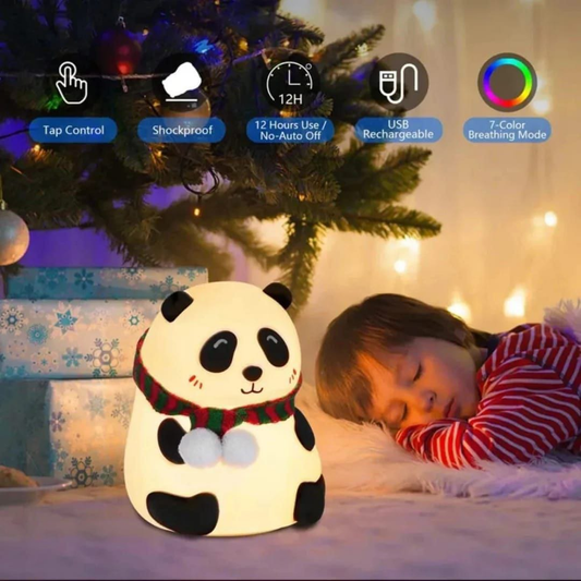 Lampara Recargable Osito Panda Milticolor 9.0 JUGUETES