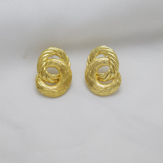 Aretes Golfied 18K B1