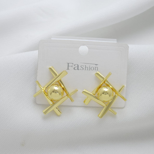 Aretes Golfied 18K B1