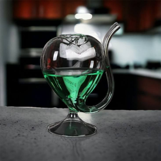 Vaso de Vidrio en forma de corazon 10.0