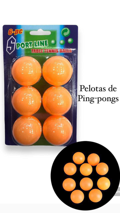 Pelotas de Pin pong x 6   10.0  DEPORTES