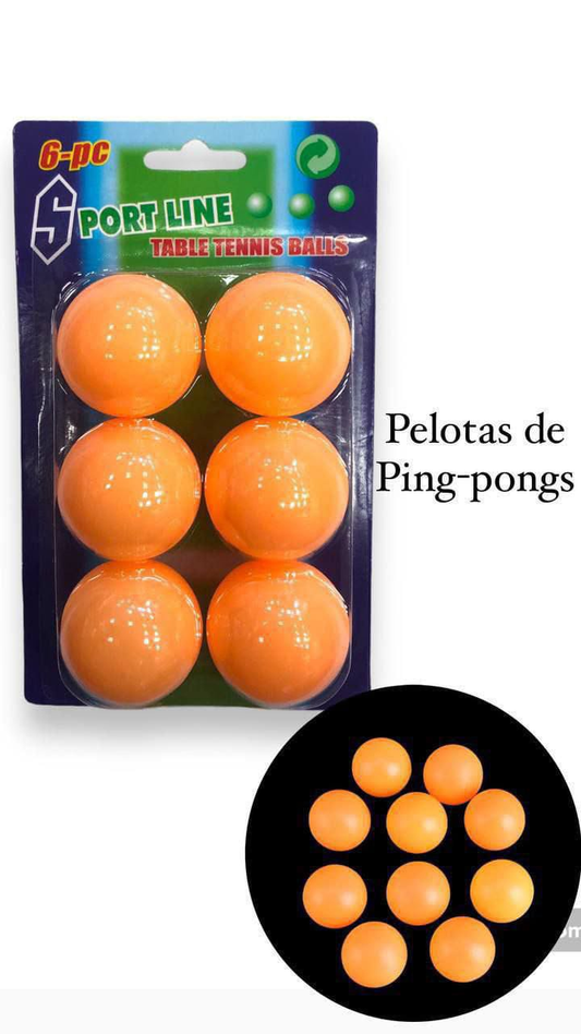 Pelotas de Pin pong x 6   10.0  DEPORTES