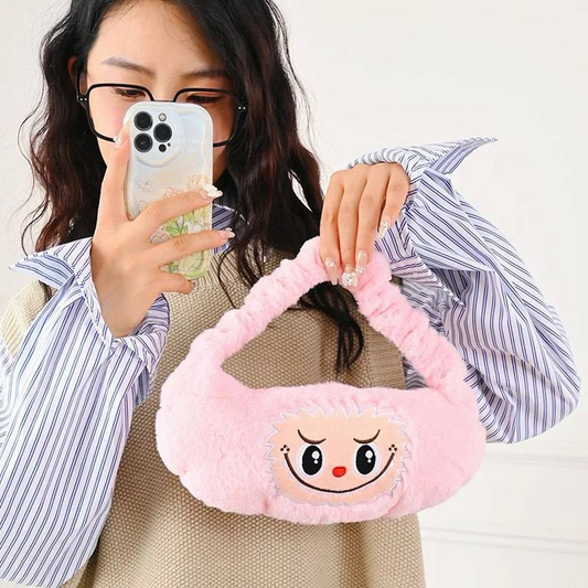 Cartera Peluche Labubu Kawai  7.0