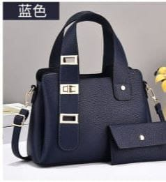 A. Cartera Mediana  Color Azul 11.0