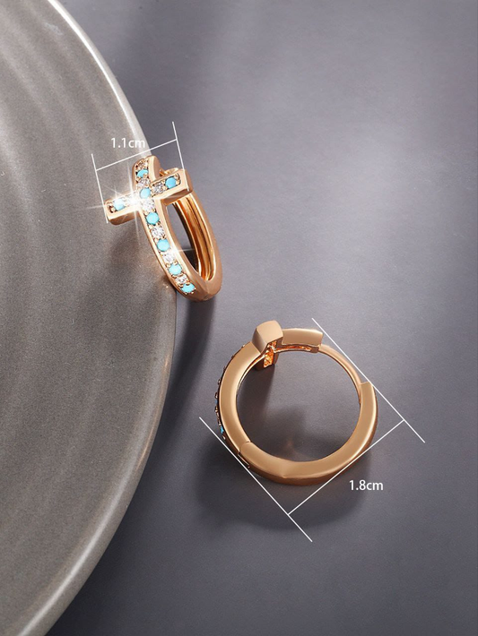 Aretes Xuping, ACERO QUIRURGICO  - B1