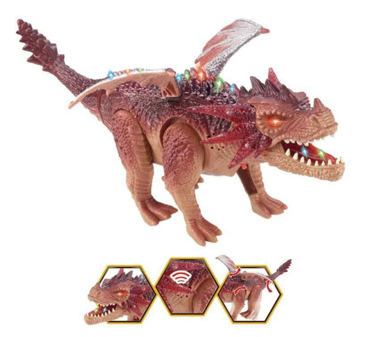Juguete Prehistórico - Pterosaurio con Sonidos Reales 🦖✨ 10.0
