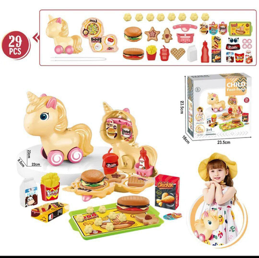 Juguete de Rol 3 en 1 - Set de Comida Rapida 10.0