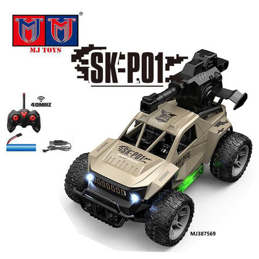 Carro a control remoto con balines de hidrogel - funda 500 -  10.0  JUGUETE