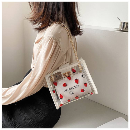 a. Cartera Bandolera transparente 14.0