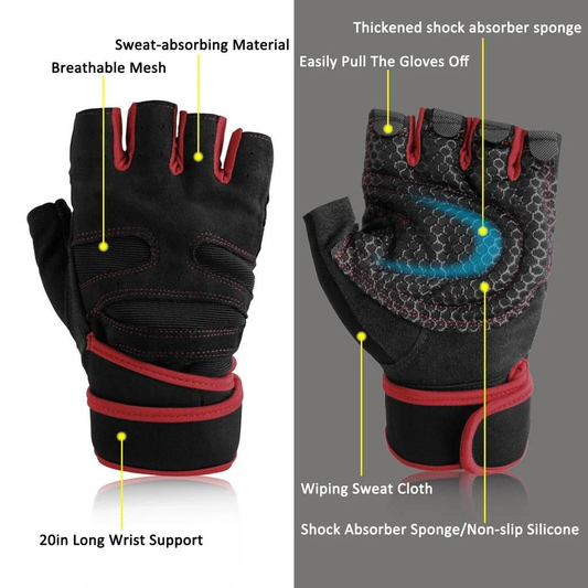 Guantes para Gym Talla M  DEPORTES