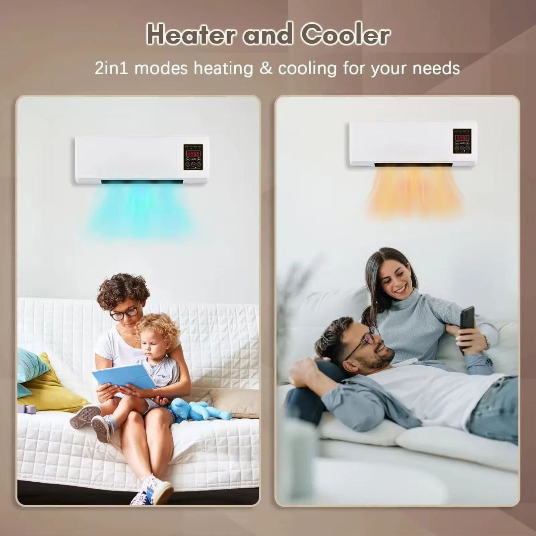 Dispositivo 2 en 1: Ventilador + Calefactor Eléctrico  HOGAR