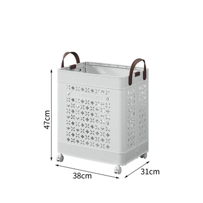 Cesta Plegable con Ruedas para Ropa   HOGAR
